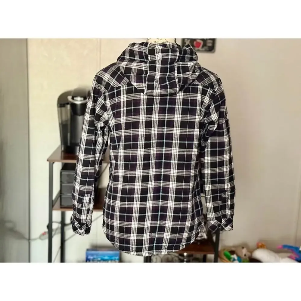 Women’s Boston Traders Flannel Plaid Jacket Size Small
